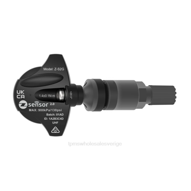 TPMS Lampa 8B44155 ldv automotive oe utbyte tpms sensor - oe p/n tp3040001 frekv 433mhz metallventilskaft - mörkgrå